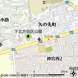 ほっともっと 矢の先店周辺の地図