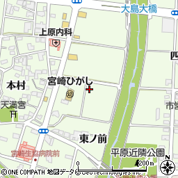 宮崎県宮崎市大島町周辺の地図