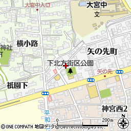 アバニティー宮崎周辺の地図