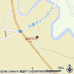 鹿児島県薩摩郡さつま町平川7528周辺の地図