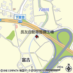 南九州クールサービス周辺の地図