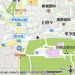 宮崎県宮崎市下北方町牟タ田1193-1周辺の地図