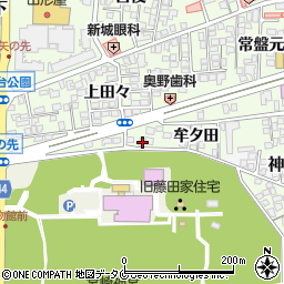 宮崎県宮崎市下北方町牟タ田1185-1周辺の地図