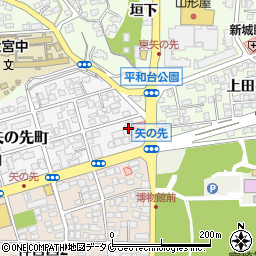 株式会社ツクイ　宮崎・矢の先営業所周辺の地図
