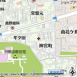 宮崎県宮崎市下北方町牟タ田1164周辺の地図