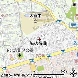 福岡銀行宮崎社宅周辺の地図