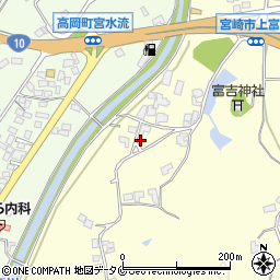 宮崎県宮崎市富吉4830周辺の地図