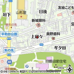 宮崎県宮崎市下北方町上田々周辺の地図