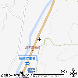 鹿児島県薩摩郡さつま町求名3628周辺の地図