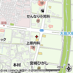 セブンイレブン宮崎大島町店周辺の地図