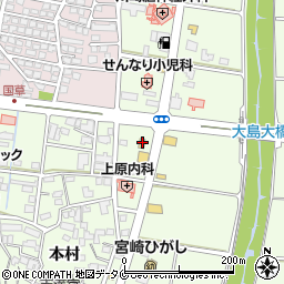 セブンイレブン宮崎大島町店周辺の地図