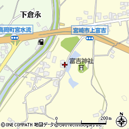 宮崎県宮崎市富吉4895-4周辺の地図