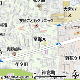 宮崎県宮崎市下北方町常盤元周辺の地図