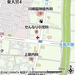 カーコンビニ倶楽部（株）九州エナジー　宮崎大島サービスセンター周辺の地図