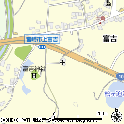 宮崎県宮崎市富吉4967周辺の地図