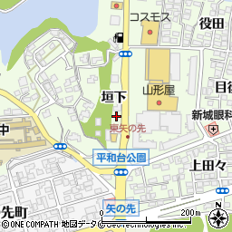 宮崎県宮崎市下北方町垣下周辺の地図