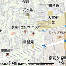 シャディサラダ館　宮崎大宮小前店周辺の地図