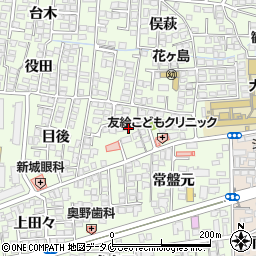 宮崎県宮崎市下北方町（島口）周辺の地図