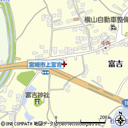 宮崎県宮崎市富吉4931周辺の地図