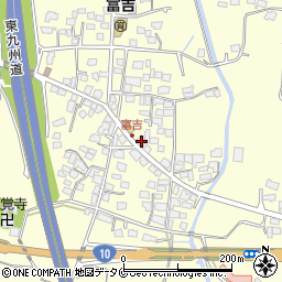 宮崎県宮崎市富吉2562周辺の地図