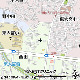 宮崎県宮崎市大島町鴈喰周辺の地図