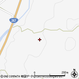 鹿児島県薩摩郡さつま町求名3771周辺の地図