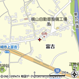 宮崎県宮崎市富吉5002周辺の地図