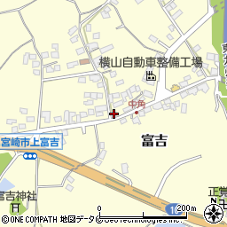 宮崎県宮崎市富吉5000周辺の地図