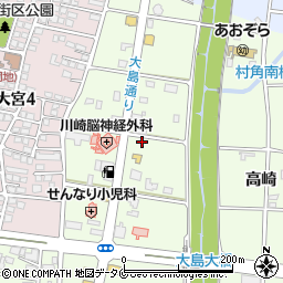 宮崎県宮崎市大島町（前田）周辺の地図