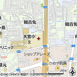 宮崎県宮崎市下北方町（新地）周辺の地図