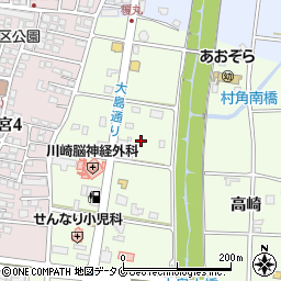 コナズ珈琲 宮崎店周辺の地図