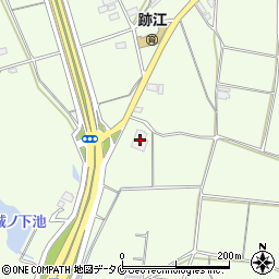 跡江自治公民館周辺の地図