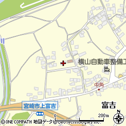 宮崎県宮崎市富吉5072周辺の地図
