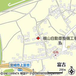 上富吉公民館周辺の地図