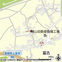 宮崎県宮崎市富吉5020周辺の地図