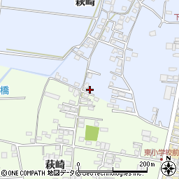 宮崎県宮崎市村角町萩崎2684-2周辺の地図