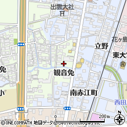 ヨコハマタイヤ九州販売株式会社　宮崎営業所周辺の地図