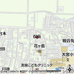 宮崎県宮崎市下北方町俣萩周辺の地図