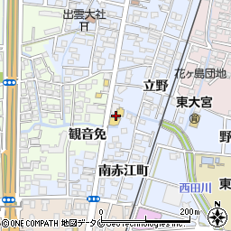 ボルボ・カー宮崎周辺の地図