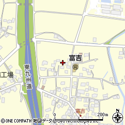 宮崎県宮崎市富吉2401周辺の地図
