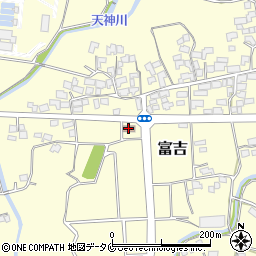 下富吉自治公民館周辺の地図