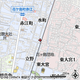 宮崎県宮崎市花ケ島町水町1886周辺の地図