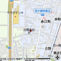 花ヶ島公民館周辺の地図