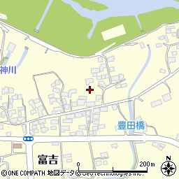 宮崎県宮崎市富吉558周辺の地図