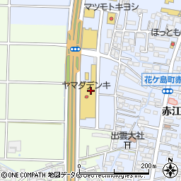 家電住まいる館ＹＡＭＡＤＡ宮崎花ヶ島店周辺の地図