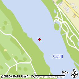大淀川周辺の地図