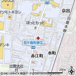 ハトヤ　花ケ島店周辺の地図