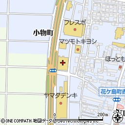 スーパースポーツゼビオ宮崎花ケ島店周辺の地図
