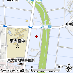 宮崎県宮崎市村角町（八反丸）周辺の地図