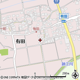 宮崎県宮崎市有田391周辺の地図